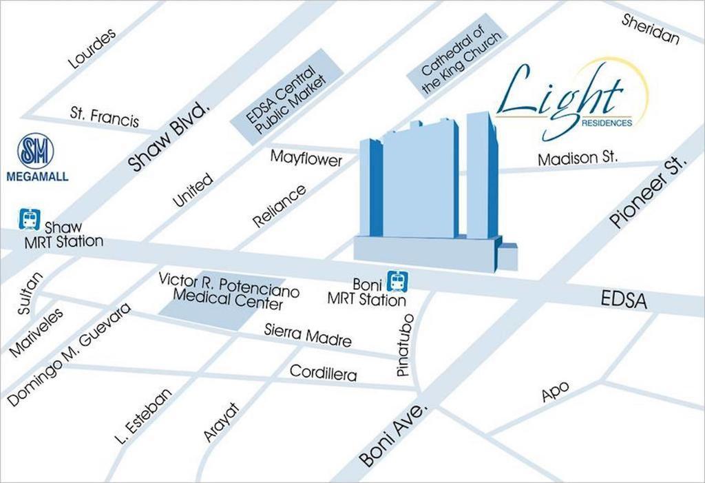 Sm Light Residence - 1Br Condo With Balcony Ff Manila Ngoại thất bức ảnh